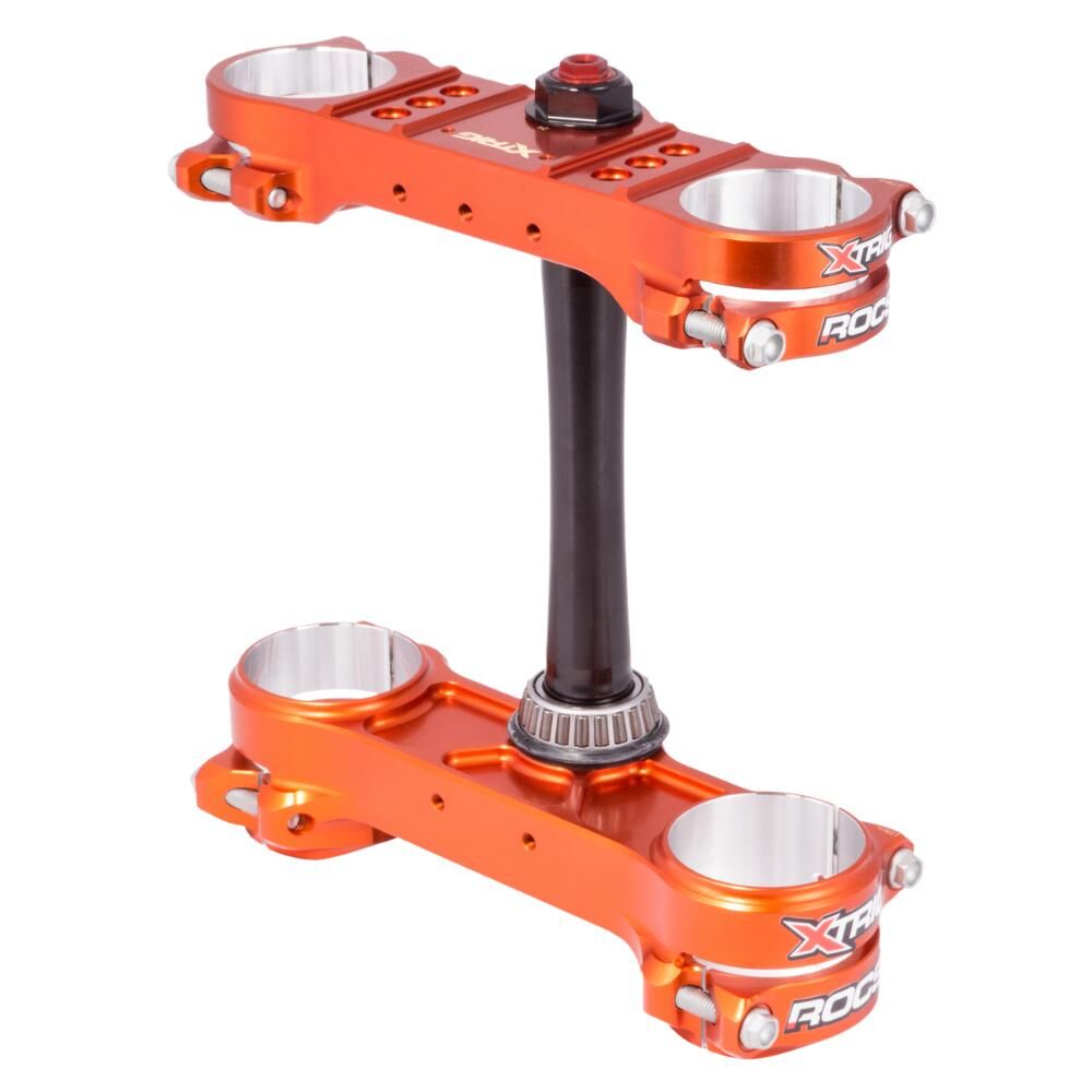 Xtrig Triple Clamps ROCS Pro Offset 20-22mm - Orange