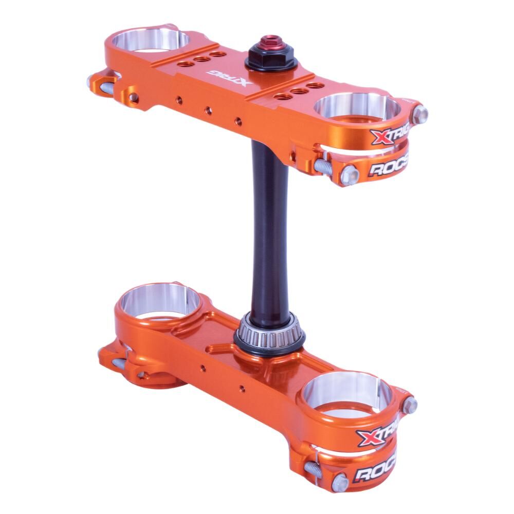 Xtrig Triple Clamps ROCS Pro WP48 Offset 20-22mm - Orange