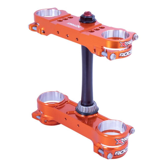 Xtrig Triple Clamps ROCS Pro WP48 Offset 20-22mm - Orange