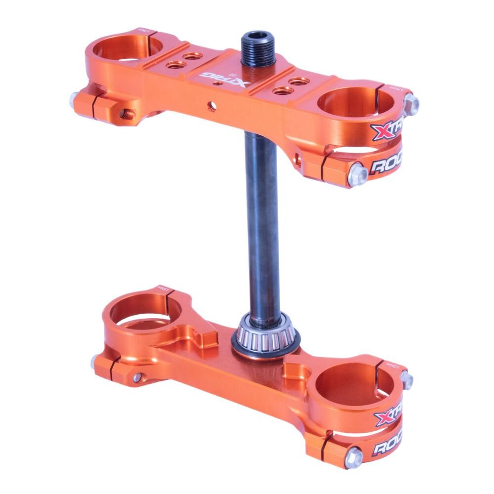 Xtrig Triple Clamps ROCS Tech Offset 22mm - Orange