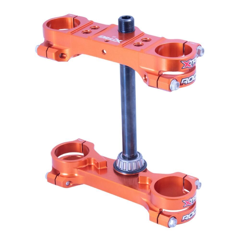 Xtrig Triple Clamps ROCS Tech Offset 22mm - Orange