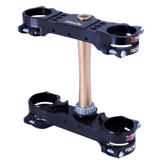 Xtrig Triple Clamps ROCS Tech Offset 22mm - Black