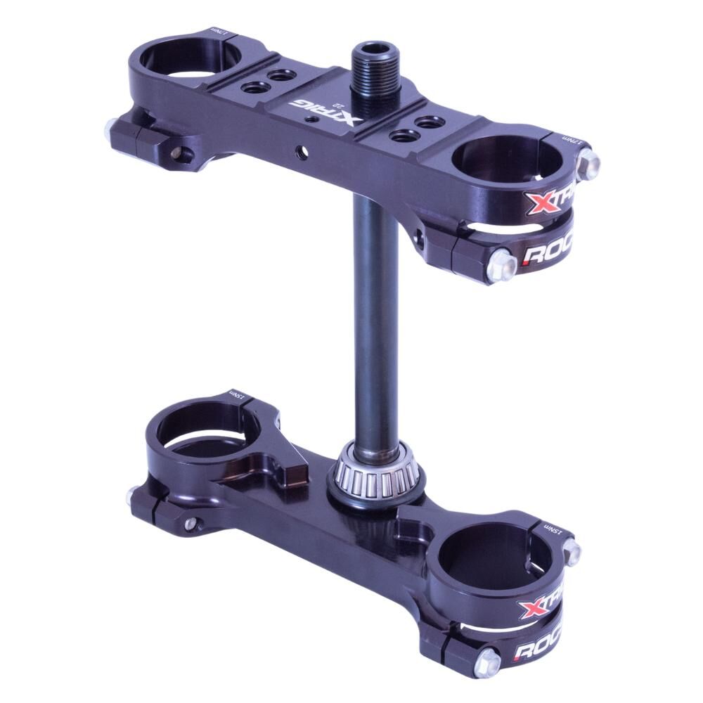 Xtrig Triple Clamps ROCS Tech Offset 22mm - Black