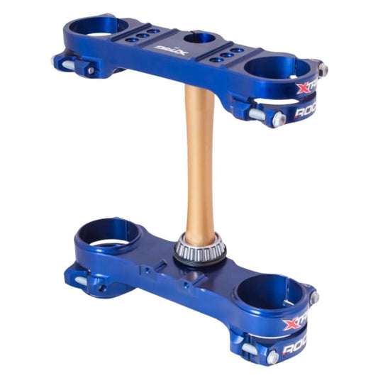 Xtrig Triple Clamps ROCS Tech Offset 24mm - Blue