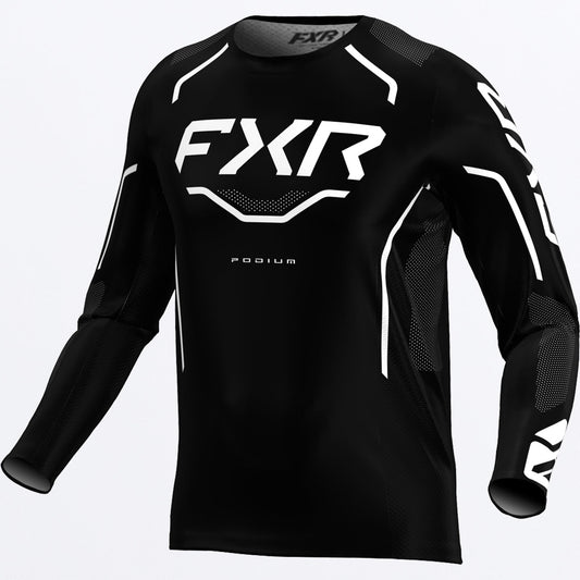 FXR MX26 Podium Relay Jersey - Black / White