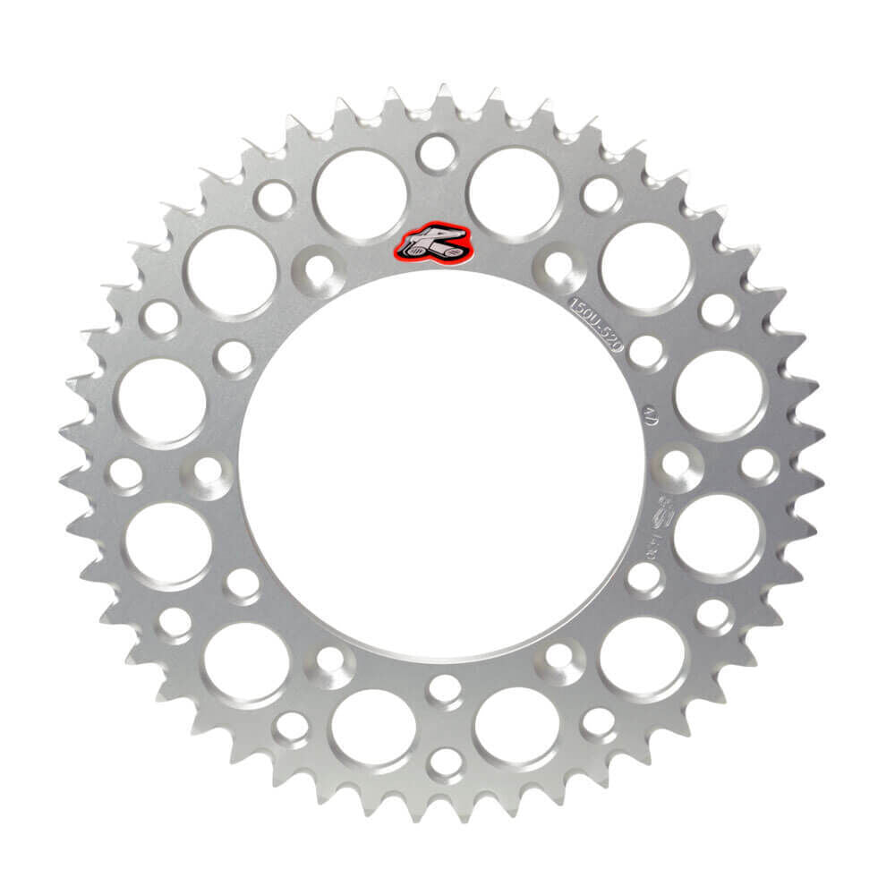 Renthal Ultralight Grooved Rear Sprocket - Silver
