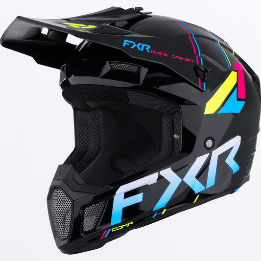 FXR Clutch Comp Helmet - Black / Multi