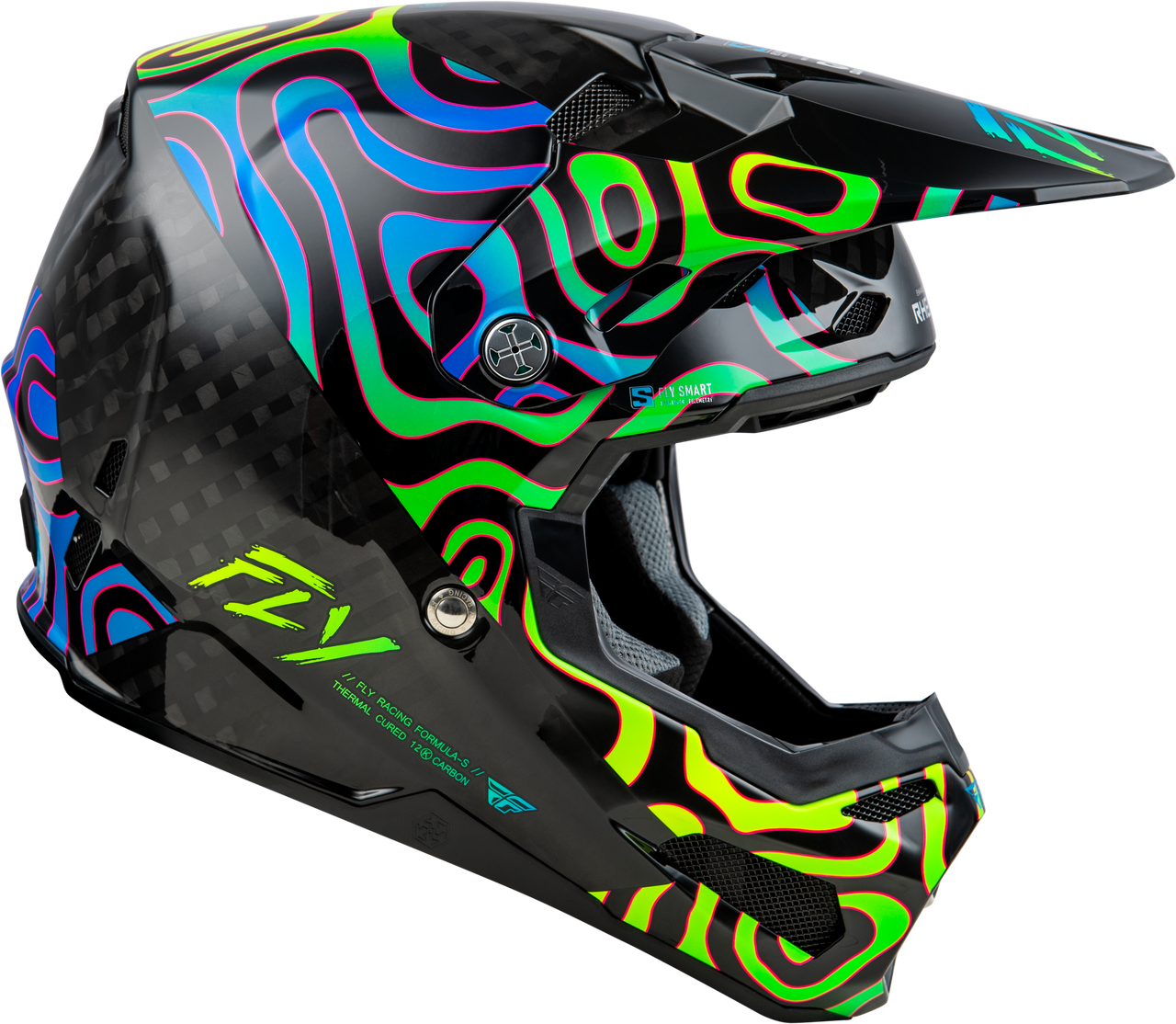 Fly Formula S S.E Zen Helmet - Blue / Yellow