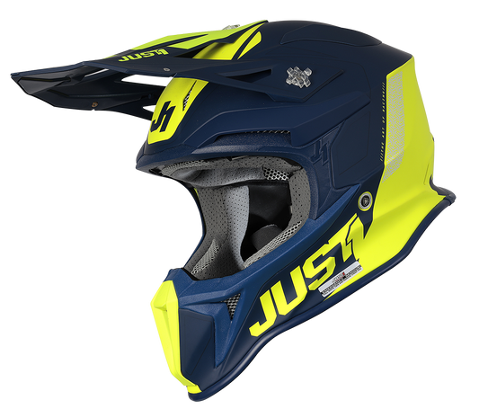 Just 1 J18 MIPS Pulsar Helmet - Yellow / Blue