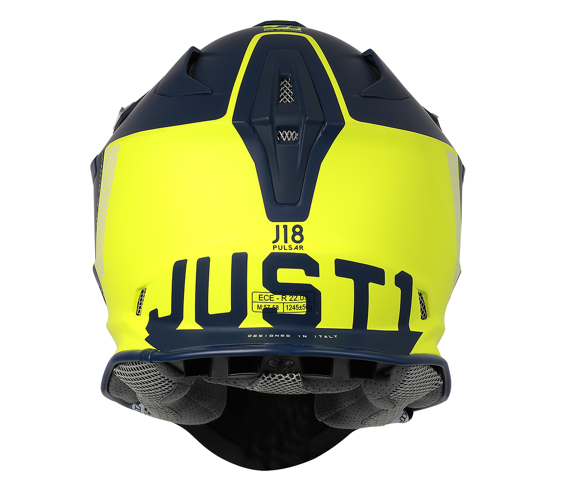 Just 1 J18 MIPS Pulsar Helmet - Yellow / Blue