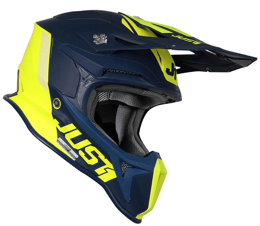 Just 1 J18 MIPS Pulsar Helmet - Yellow / Blue