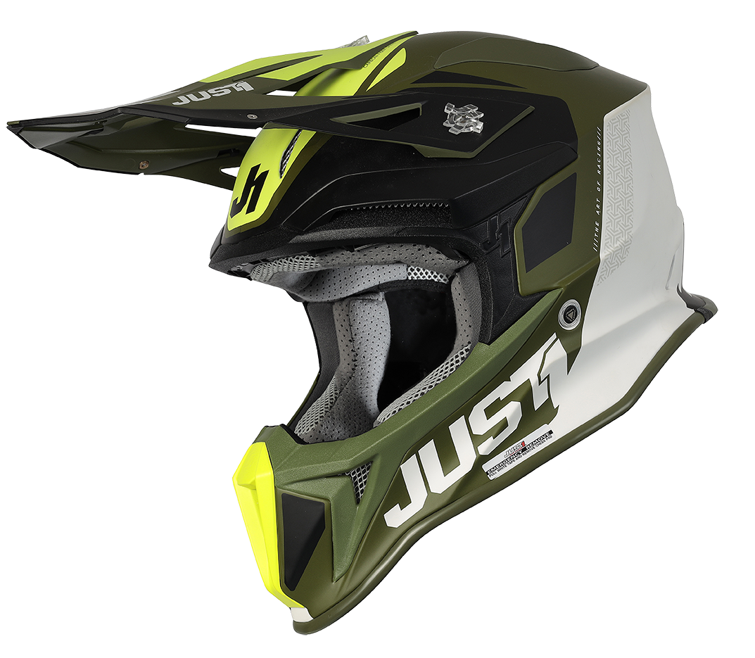 Just 1 J18 MIPS Pulsar Helmet - Green / Black / White