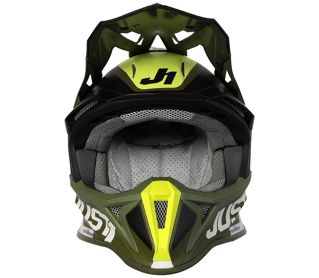 Just 1 J18 MIPS Pulsar Helmet - Green / Black / White