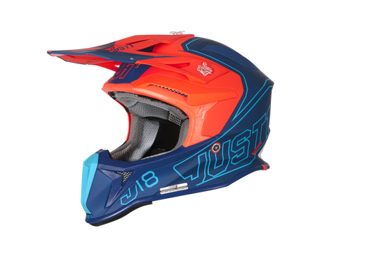 Just 1 J18 MIPS Vertigo Helmet - Blue / White / Orange