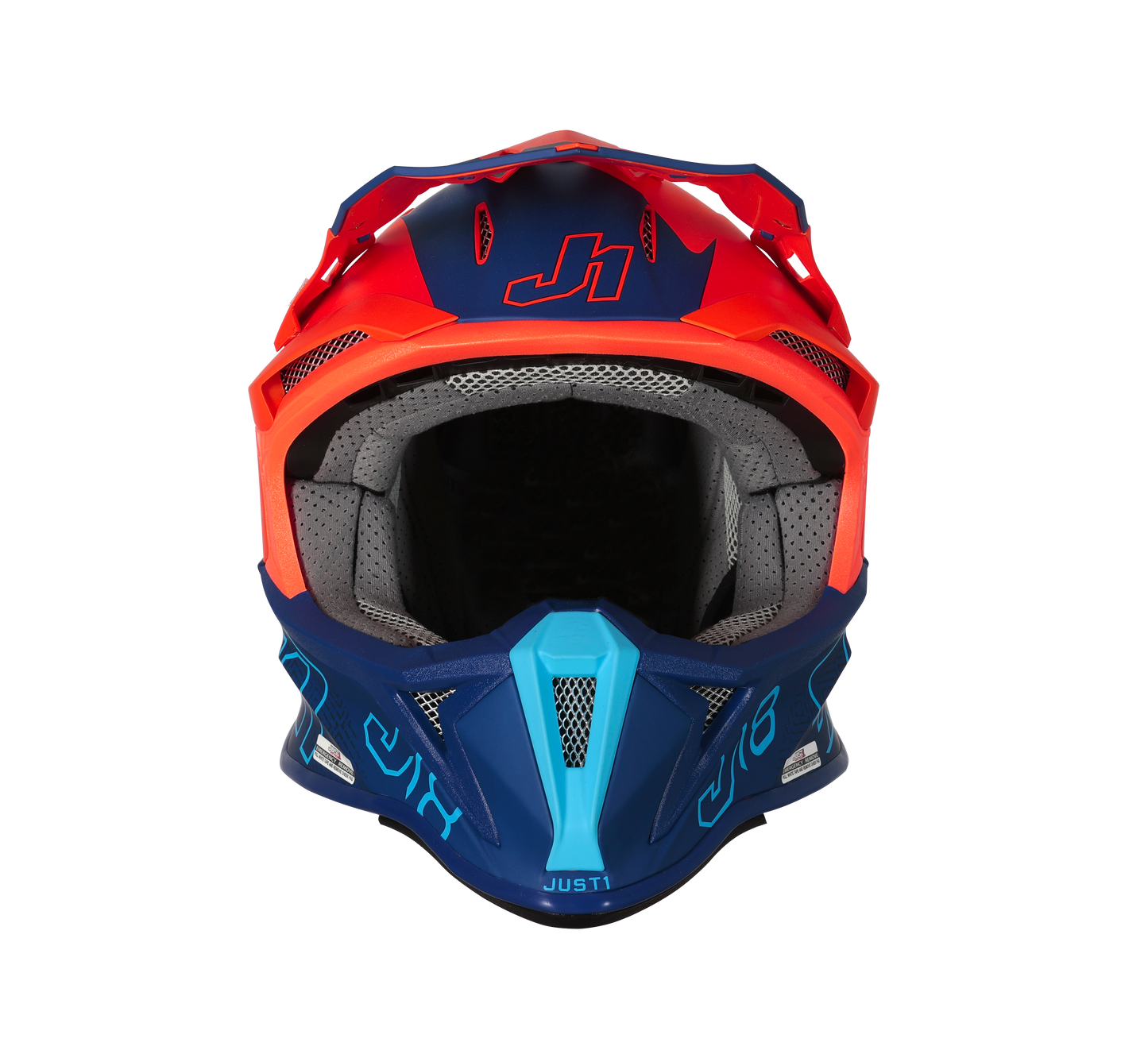 Just 1 J18 MIPS Vertigo Helmet - Blue / White / Orange