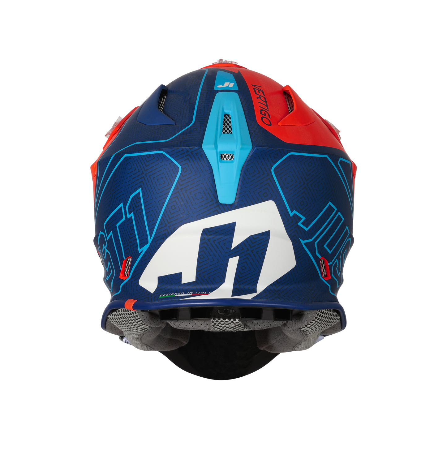Just 1 J18 MIPS Vertigo Helmet - Blue / White / Orange