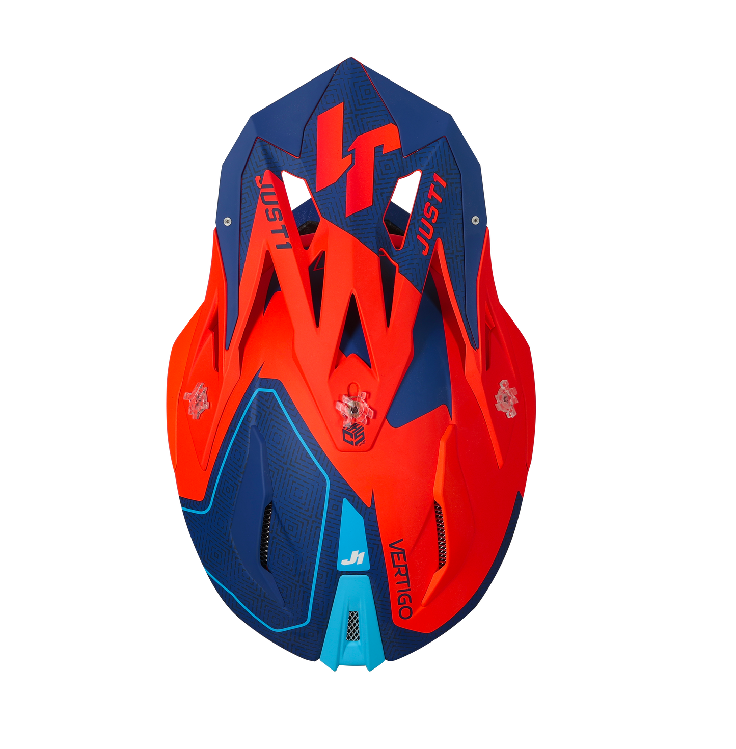 Just 1 J18 MIPS Vertigo Helmet - Blue / White / Orange