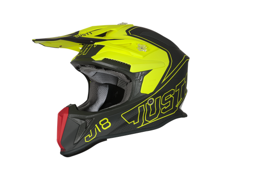 Just 1 J18 MIPS Vertigo Helmet - Red / Grey / Yellow
