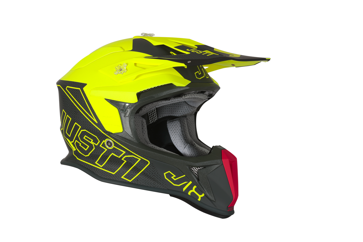 Just 1 J18 MIPS Vertigo Helmet - Red / Grey / Yellow