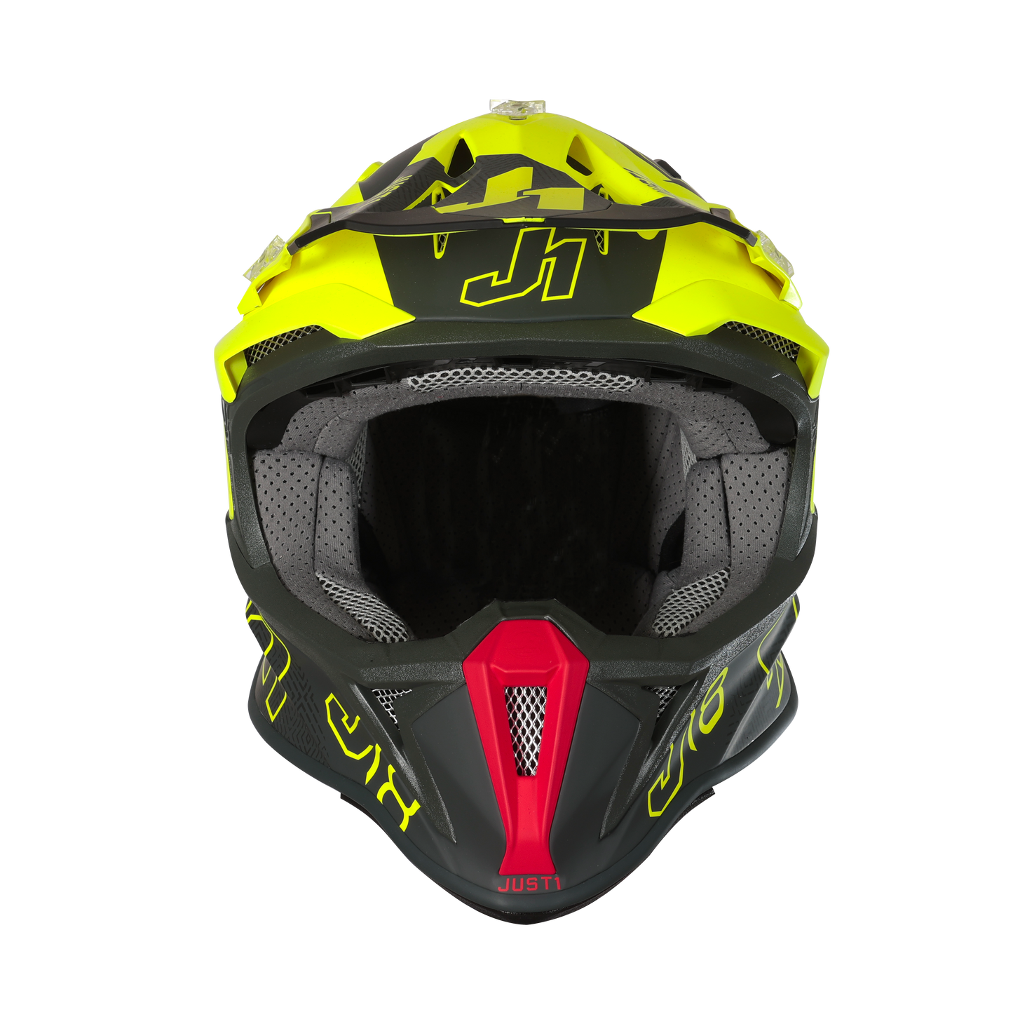 Just 1 J18 MIPS Vertigo Helmet - Red / Grey / Yellow