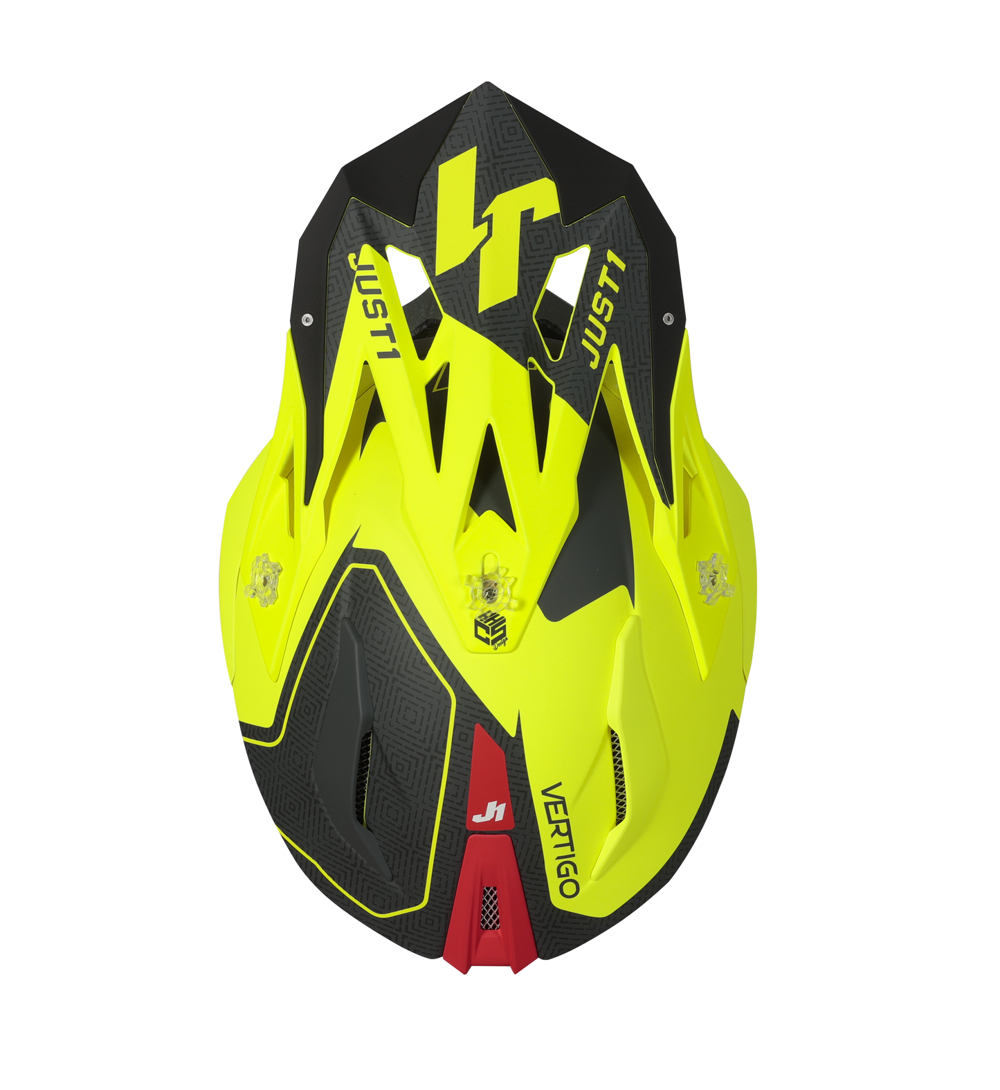 Just 1 J18 MIPS Vertigo Helmet - Red / Grey / Yellow