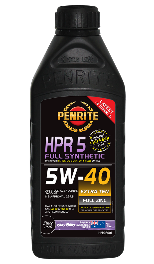 Penrite HPR 5 5W-40 Full Synthetic Engine Oil - 1L