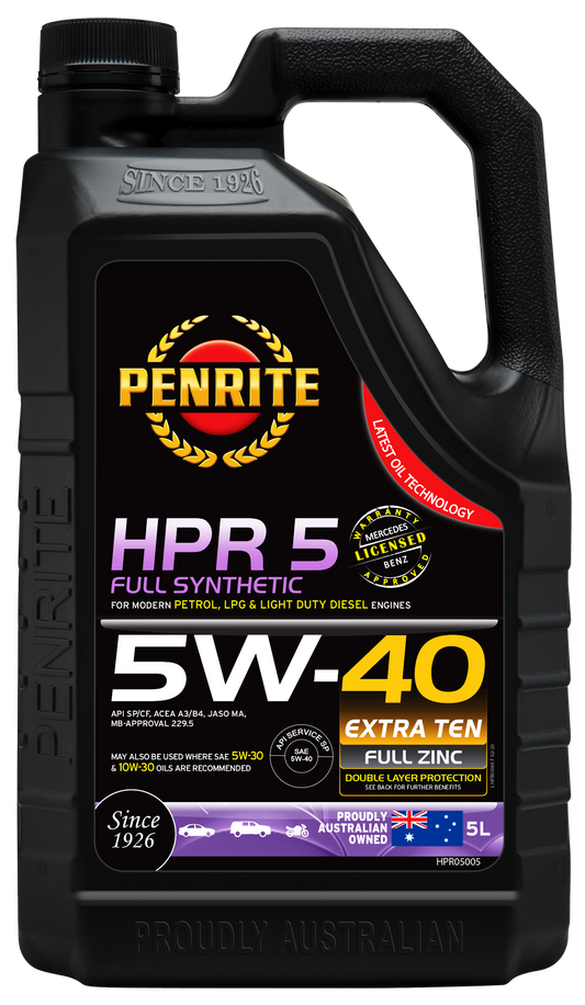 Penrite HPR 5 5W-40 Full Synthetic Engine Oil - 5L