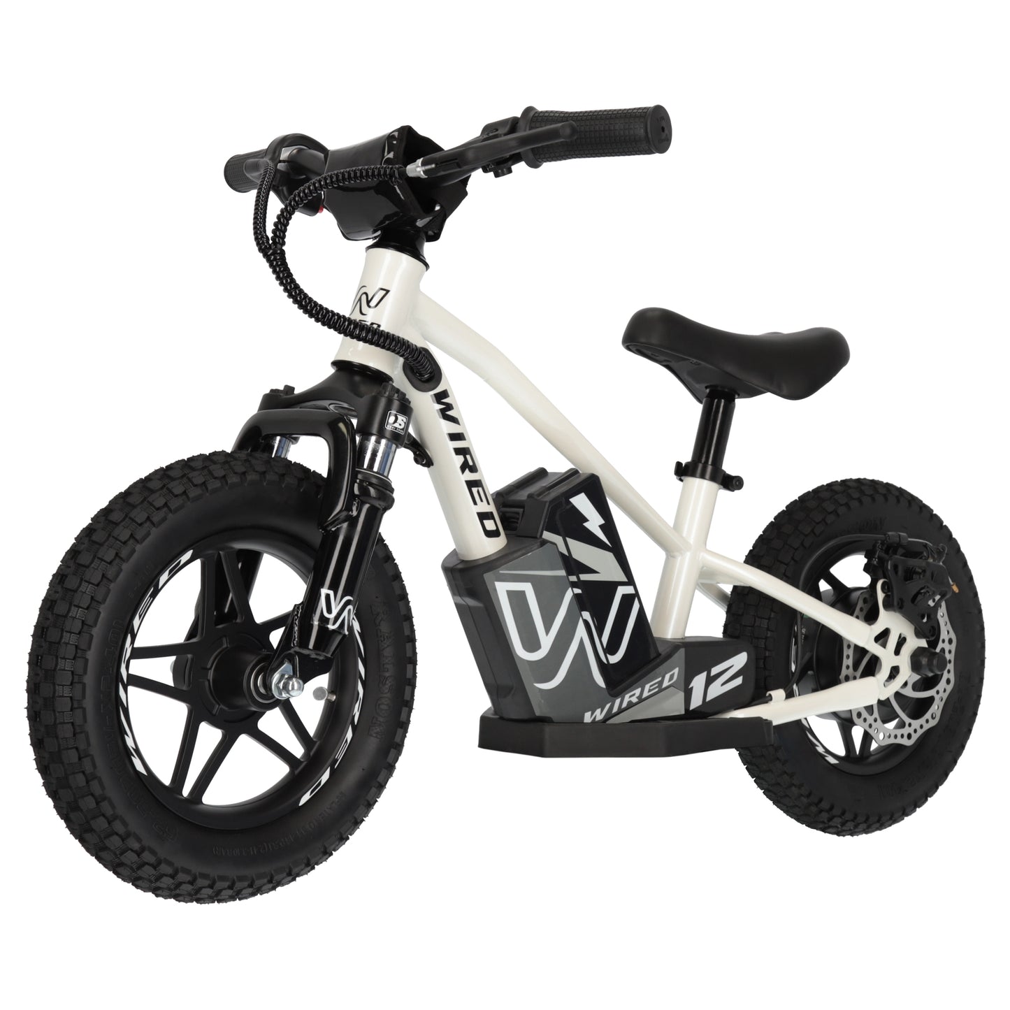 Wired Electric Balance Bike 12" MKII White