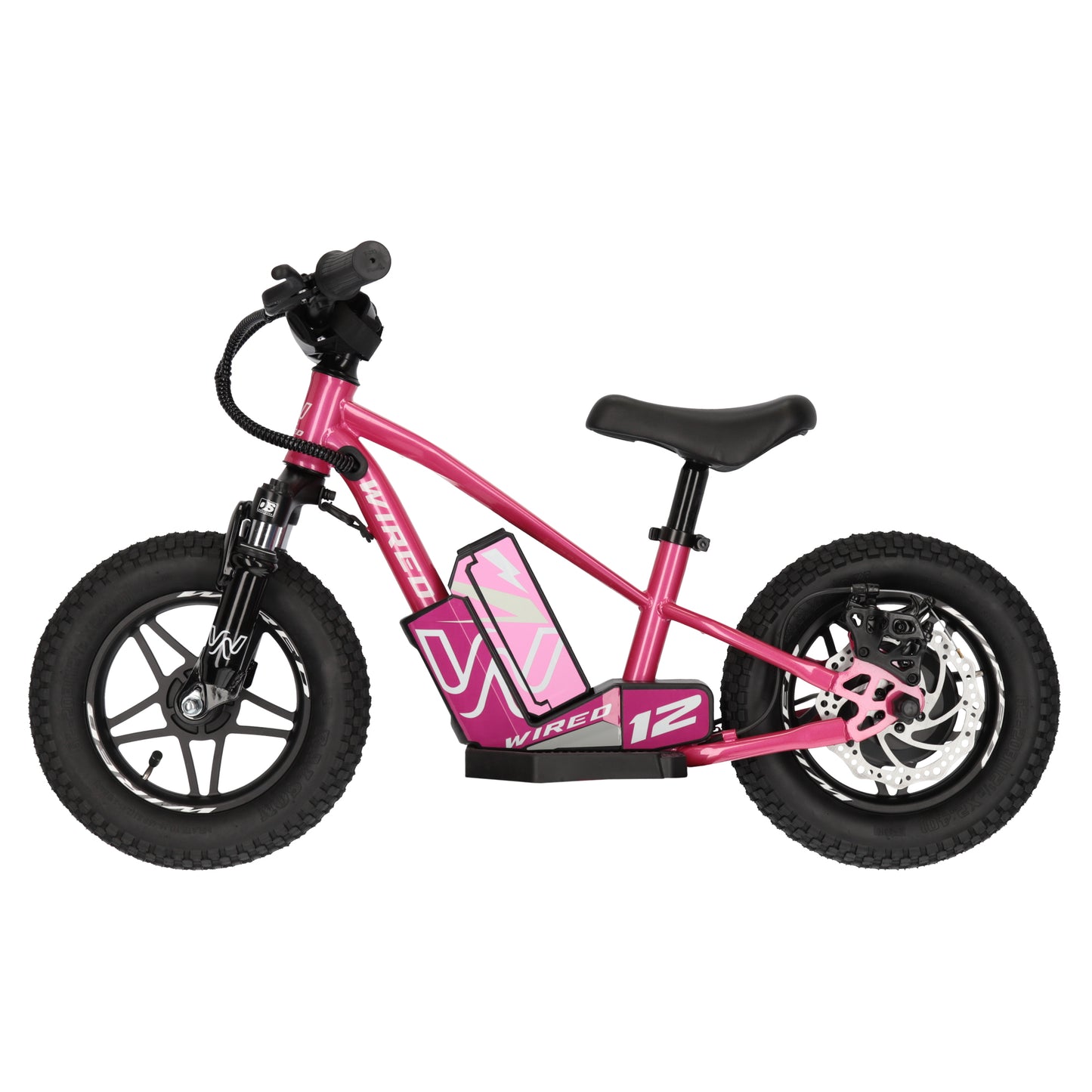 Wired Electric Balance Bike 12" MKII Pink