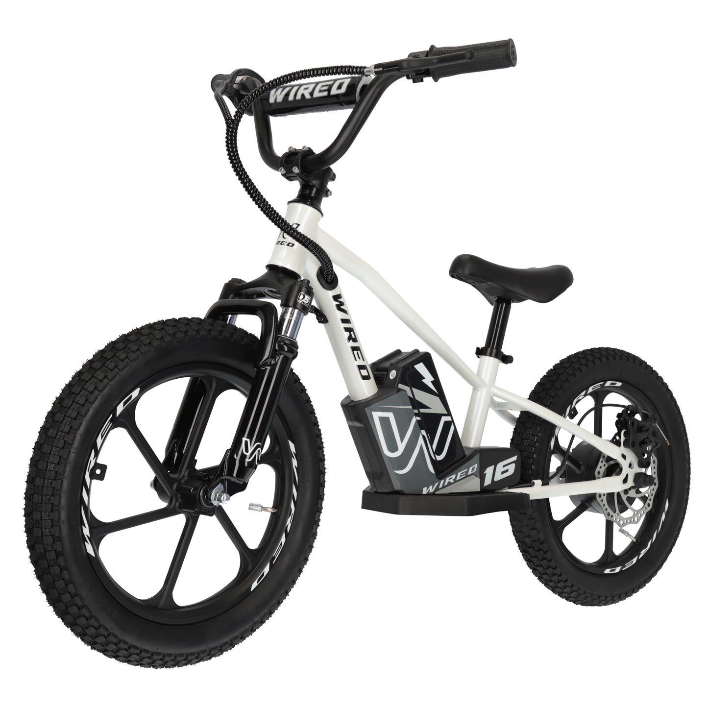 Wired Electric Balance Bike 16" MKII White