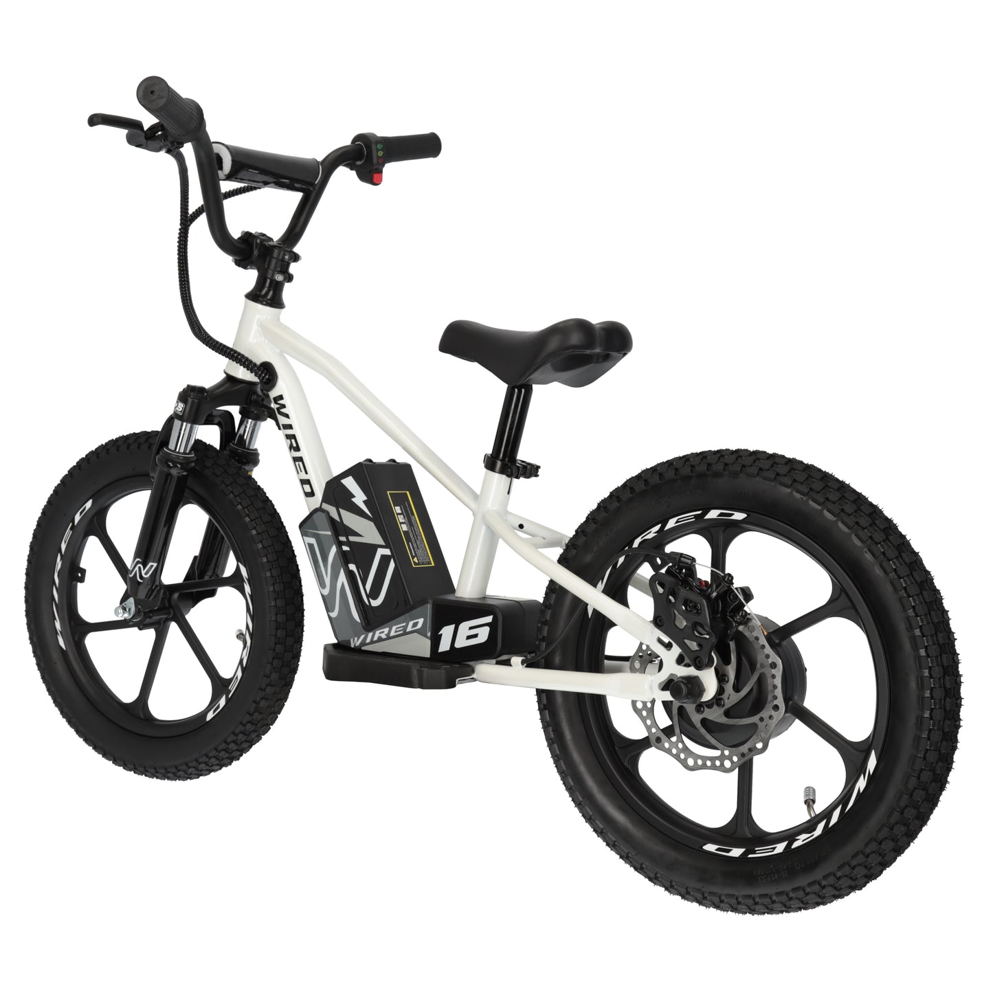 Wired Electric Balance Bike 16" MKII White