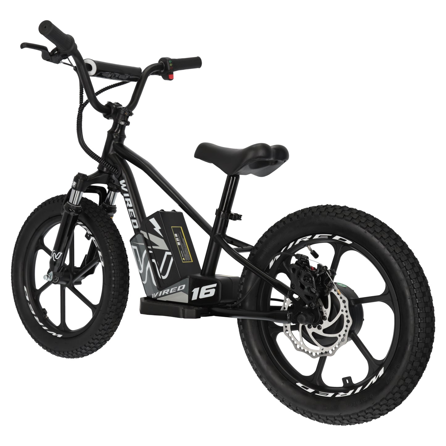 Wired Electric Balance Bike 16" MKII - Black