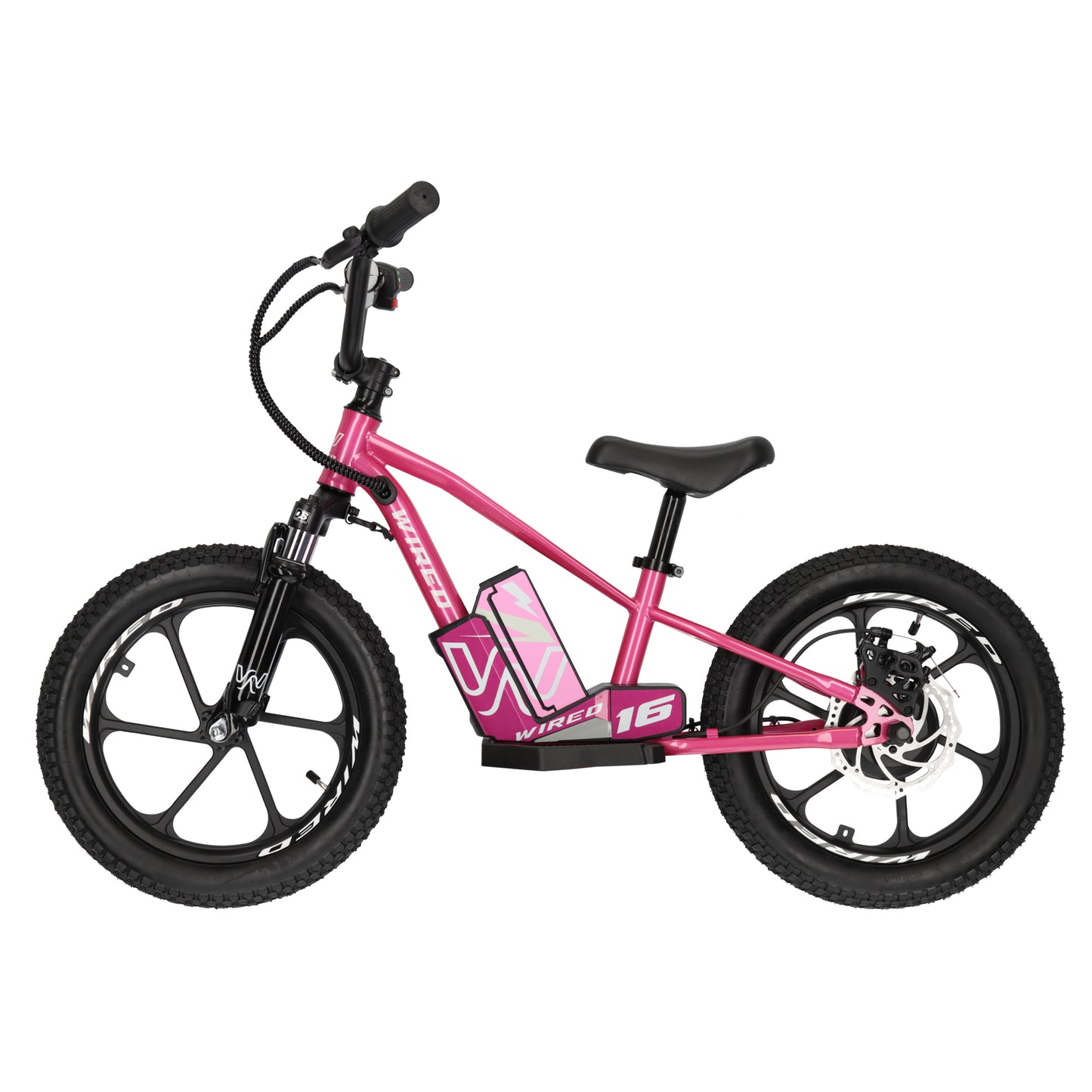 Wired Electric Balance Bike 16" MKII Pink