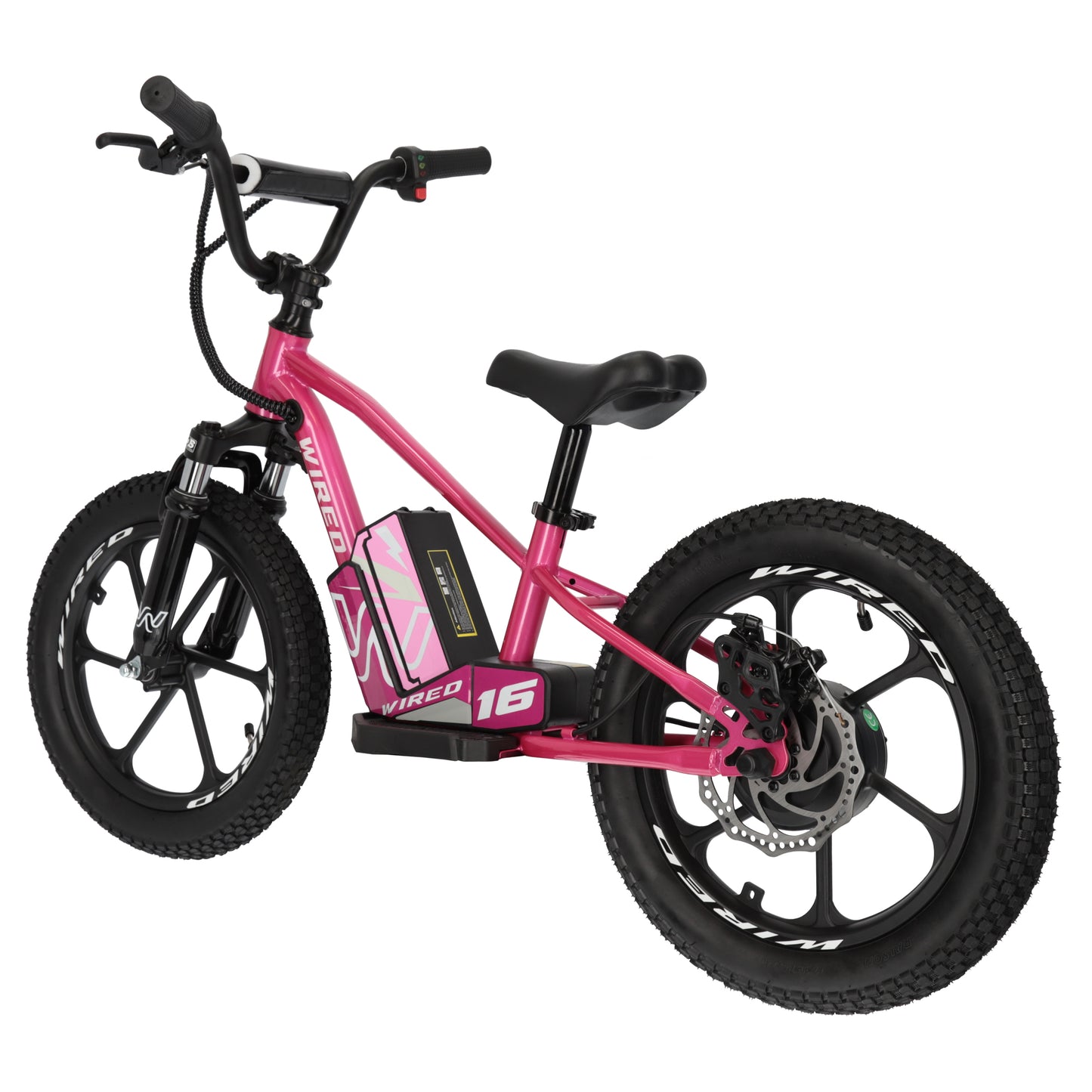 Wired Electric Balance Bike 16" MKII Pink
