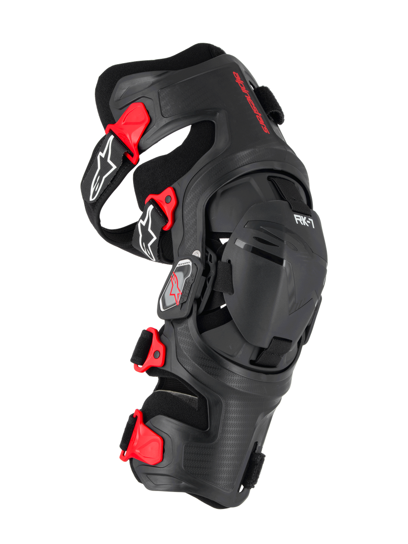 Alpinestars RK-7 Plasma Knee Brace (Pair) - Black / Red