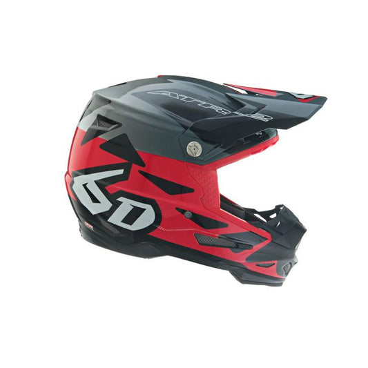 6D ATR-2 Merge Helmet - Red / Grey