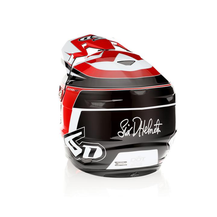 6D ATR-2 Impact Helmet - Red