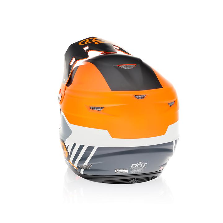 6D ATR-2 Youth Target Helmet - Neon Orange