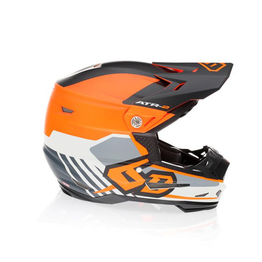 6D ATR-2 Youth Target Helmet - Neon Orange