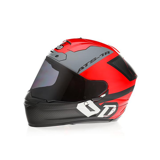 6D ATS-1R Wyman Helmet - Red / Black