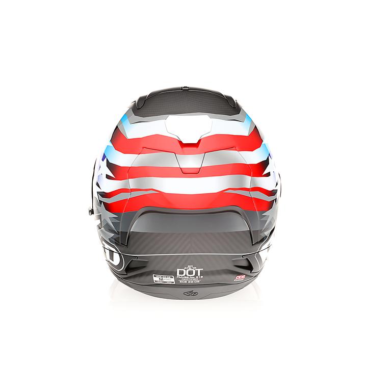 6D Ats-1R Helmet Super Patriot Rwb