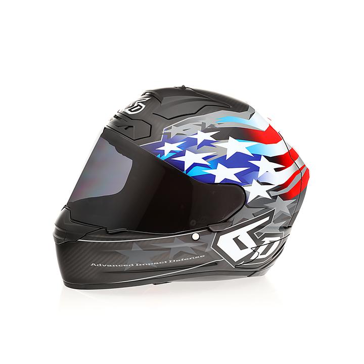 6D ATS-1R Super Patriot Helmet - Red / White / Blue