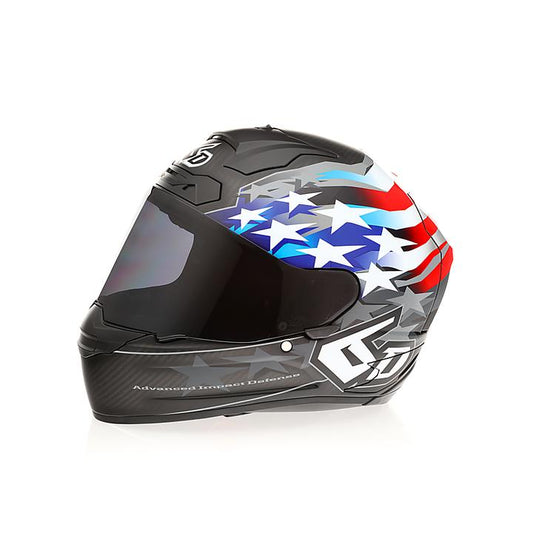 6D ATS-1R Super Patriot Helmet - Red / White / Blue