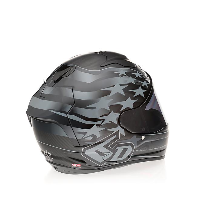 6D Ats-1R Helmet Super Patriot Black