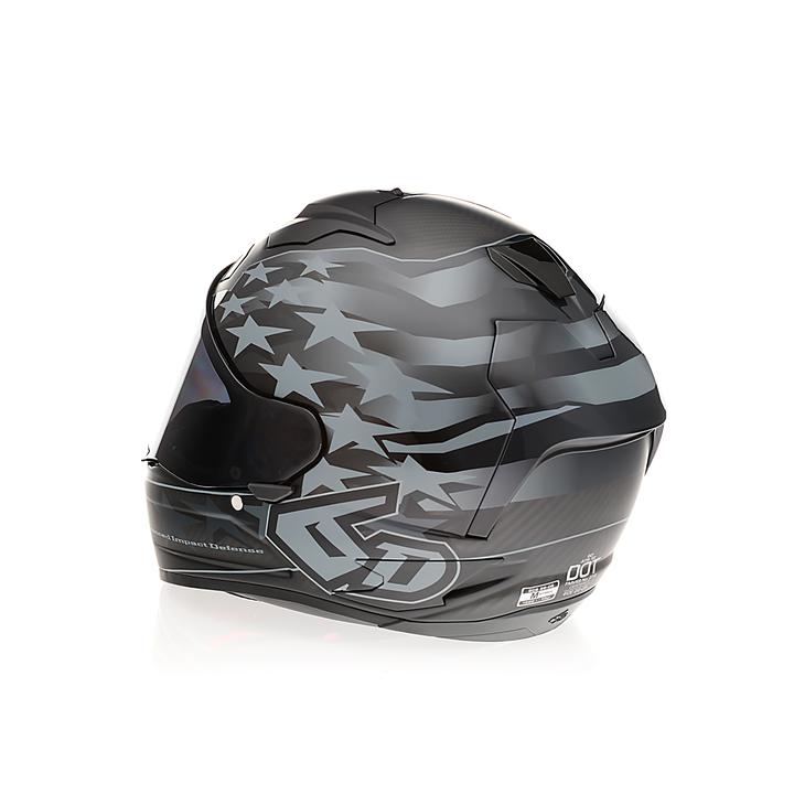 6D Ats-1R Helmet Super Patriot Black