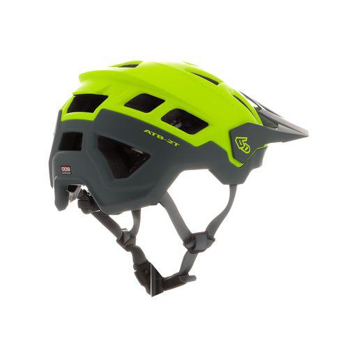 6D Atb-2T Helmet Accent Matte Hivis Yellow Grey