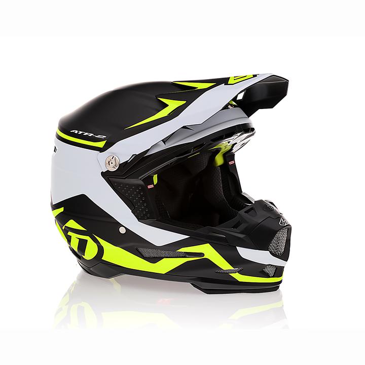 6D ATR-2 Drive Helmet - Neon Yellow