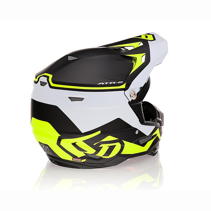 6D ATR-2 Drive Helmet - Neon Yellow