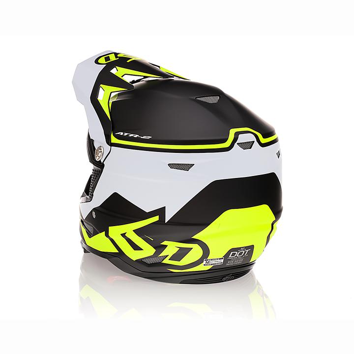6D ATR-2 Drive Helmet - Neon Yellow