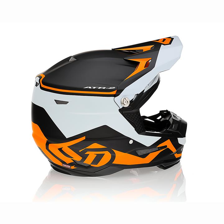 6D Atr-2Y Helmet Drive Neon Orange